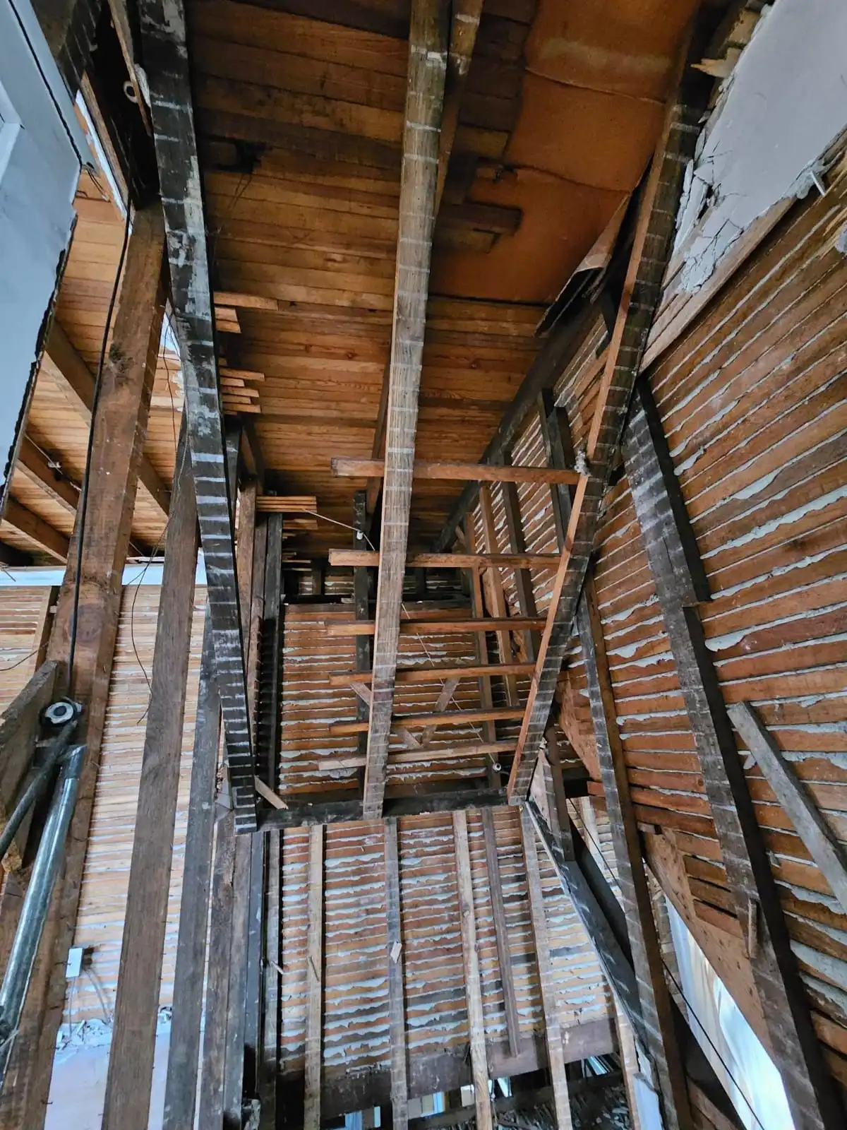 fire damaged house in Oklahoma